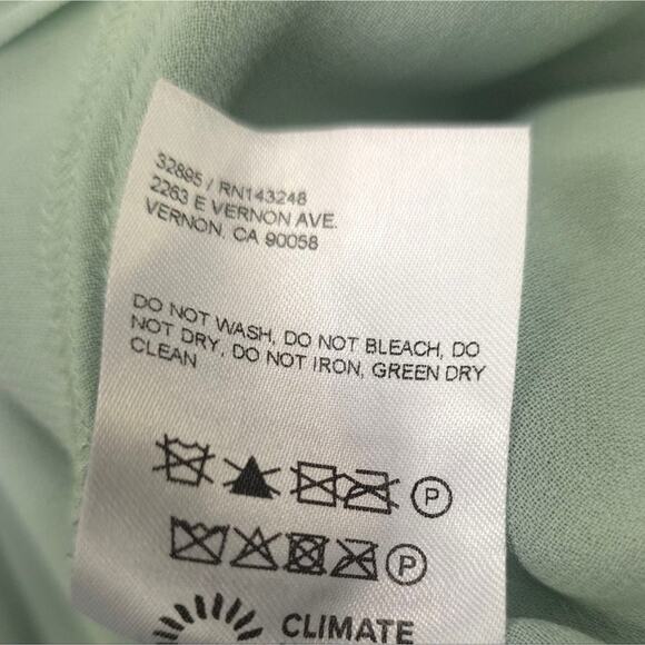 Reformation Winslow Maxi Wrap Dress in Celadon - Picture 13 of 13